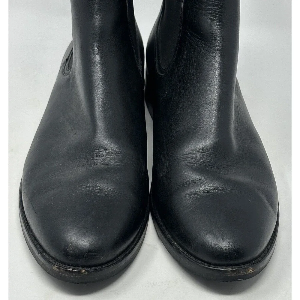 Thursday Boot Company Cavalier Chelsea Boots Mens 10 Black Leather Ankle Classic